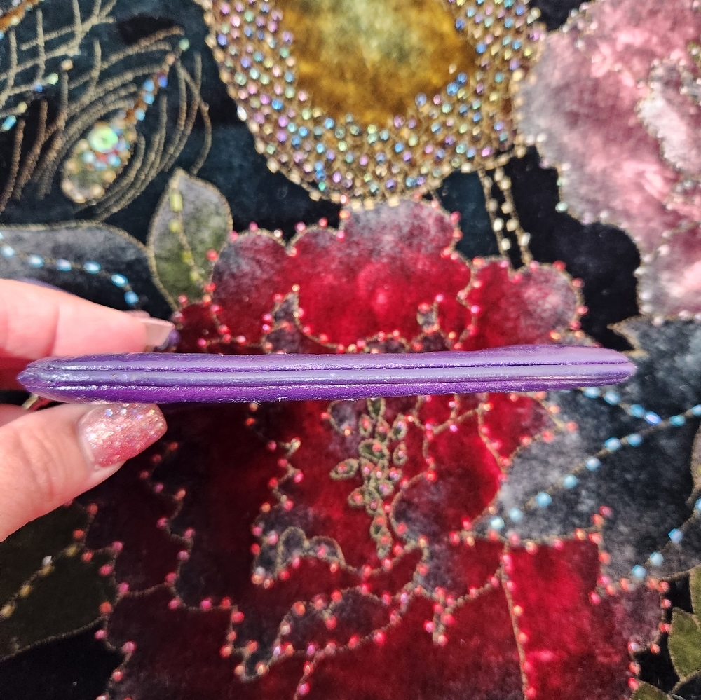 Fendi Purple Embossed Wallet - Picture 4 of 10